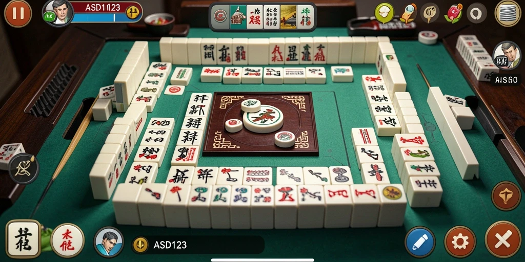 Tampilan gameplay Mahjong yang menarik dan menantang.