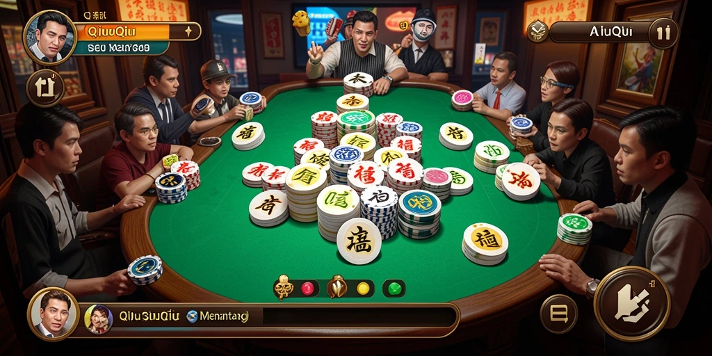 Tampilan menarik dari gameplay QiuQiu di HO3.