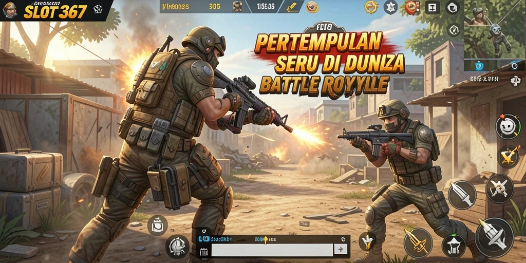 Tampilan gameplay SLOT367 yang mendebarkan di arena pertempuran.