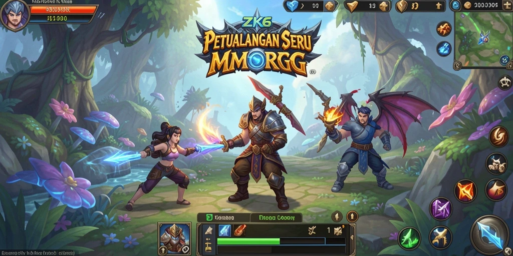 Gambar tangkapan layar menunjukkan aksi pertempuran epik di ZK6.